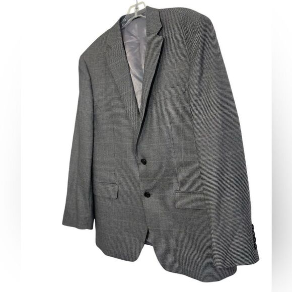 Lauren Ralph Lauren blazer mens 42R gray multicolor houndstooth office‎ -5 - Picture 3 of 7